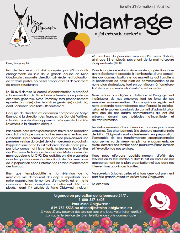 Nidantage Avril 2026 Vol 6 no 1